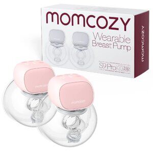 Momcozy S9 Pro Wearable Electric Breast Pump 2 Pack Gray - 2 Modes & 9 Levels